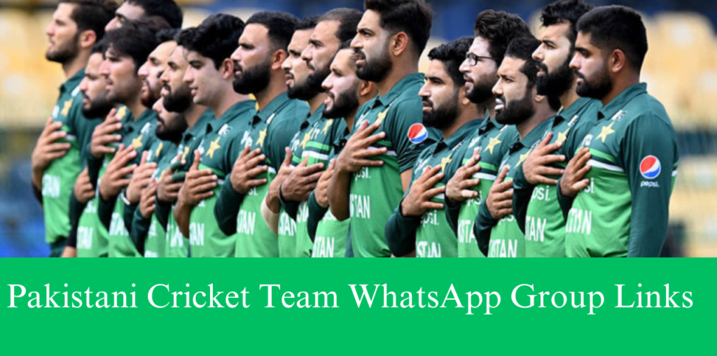 Pakistani Cricket Team WhatsApp Group Links